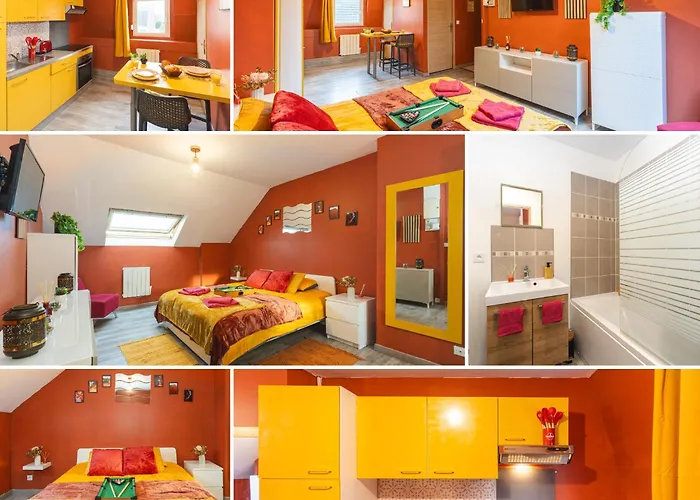 Le Red Line I Netflix I Billard I Wifi I Parking I Centre-ville - Cosy & Confort *